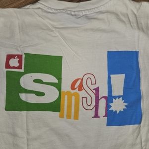Vintage 90s Apple Computers SMASH! Official Employee Shirt XL Hanes